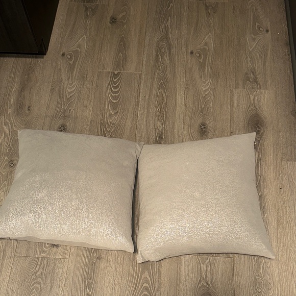 2 silver detail pillows - Picture 1 of 3